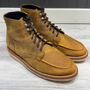 Thursday Boot Company Men's Diplomat Moc Toe Leather Boot Size 10